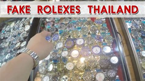 thailand fake rolex price|watch price in Thailand.